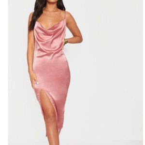 BNWT Rose Satin Minidress